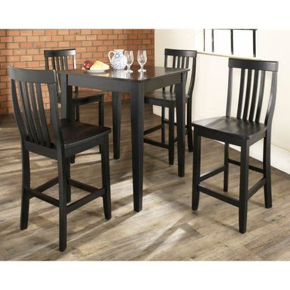 Crosley 5pc Pub Dining Set W/School House Stools - KD520007