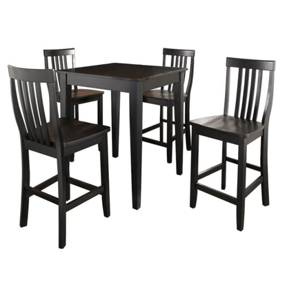 Crosley 5pc Pub Dining Set W/School House Stools - KD520007