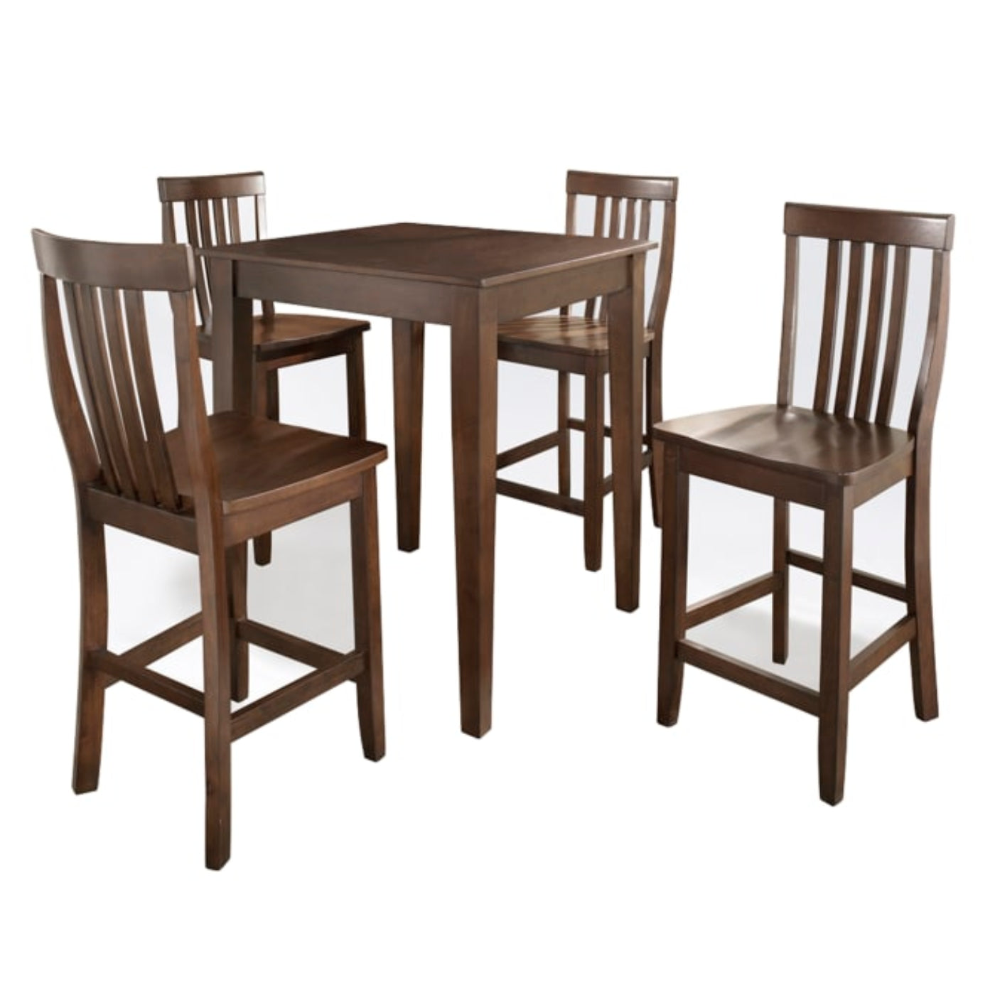 Crosley 5pc Pub Dining Set W/School House Stools - KD520007