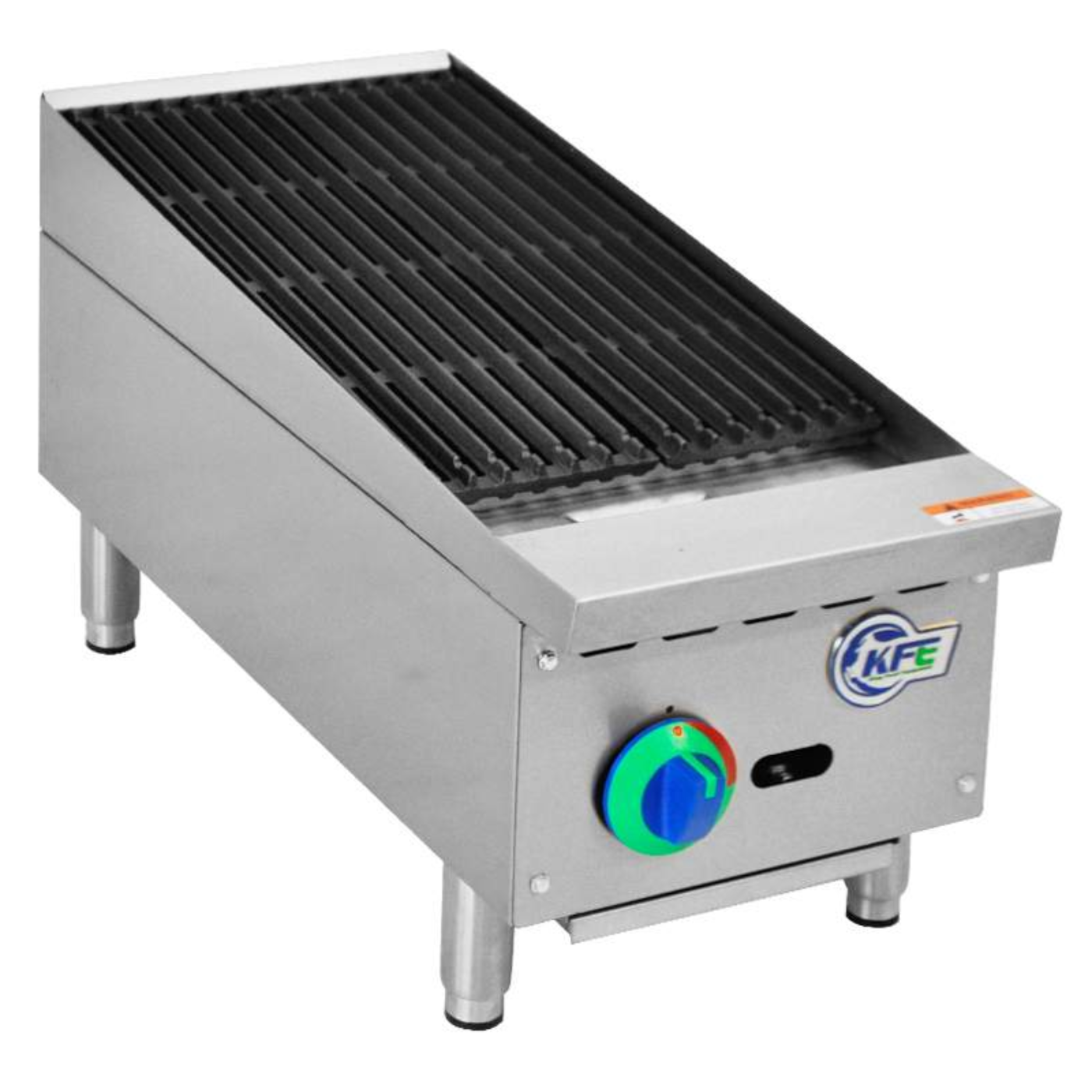 Chef AAA - KF-CB12-M, Commercial 12" Radiant Charbroiler Countertop Gas - KF-CB12-M