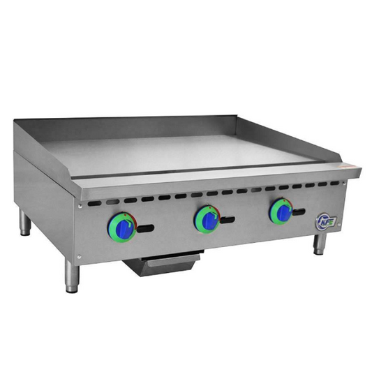 Chef AAA - KF-G36-M, Commercial 36" Griddle Countertop Gas - KF-G36-M