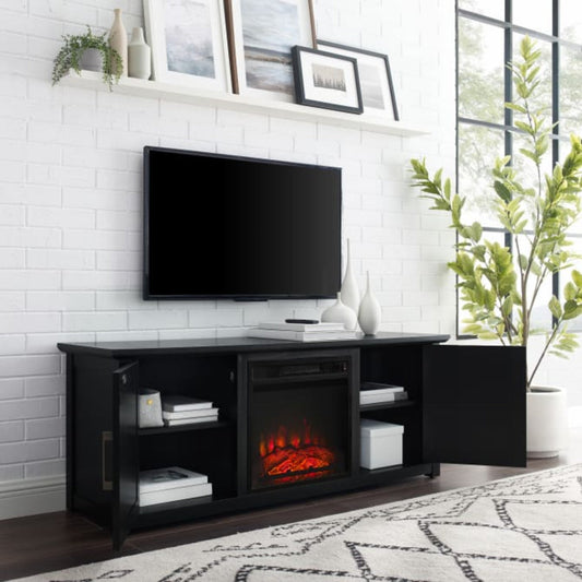 Crosley Camden 58" Low Profile Tv Stand W/Fireplace - KF100558