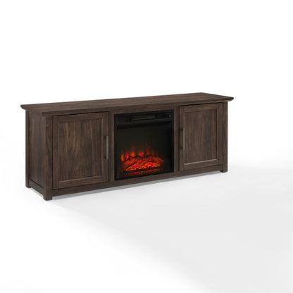 Crosley Camden 58" Low Profile Tv Stand W/Fireplace - KF100558