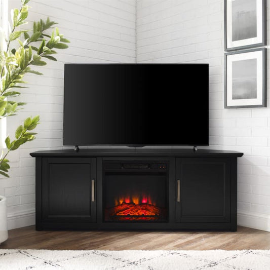 Crosley Camden 58" Corner Tv Stand W/Fireplace - KF100658
