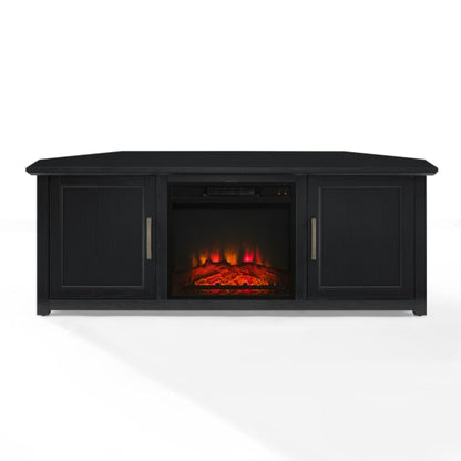 Crosley Camden 58" Corner Tv Stand W/Fireplace - KF100658