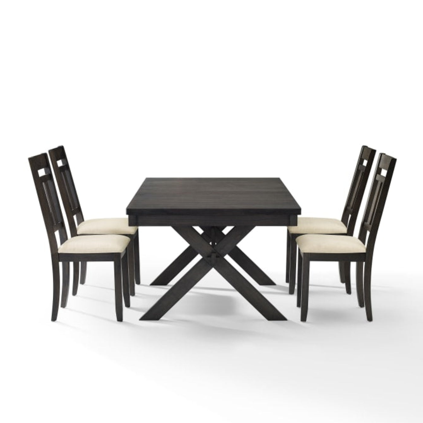 Crosley Hayden 98 Inch 5pc Dining Set Slate- KF13026SL