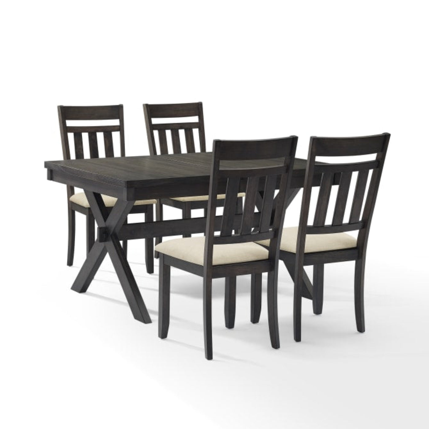 Crosley Hayden 98 Inch 5pc Dining Set Slate- KF13026SL