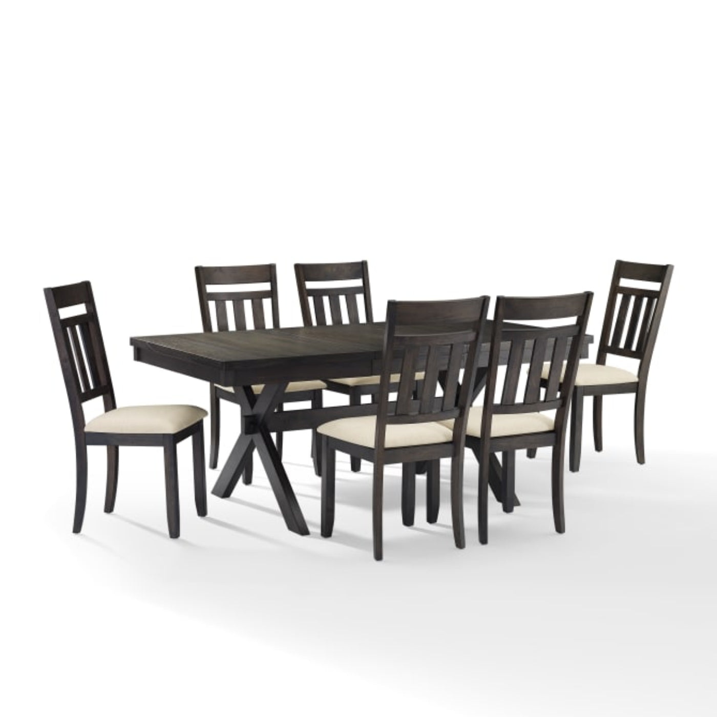Crosley Hayden 98 Inch 7pc Dining Set Slate - KF13029SL