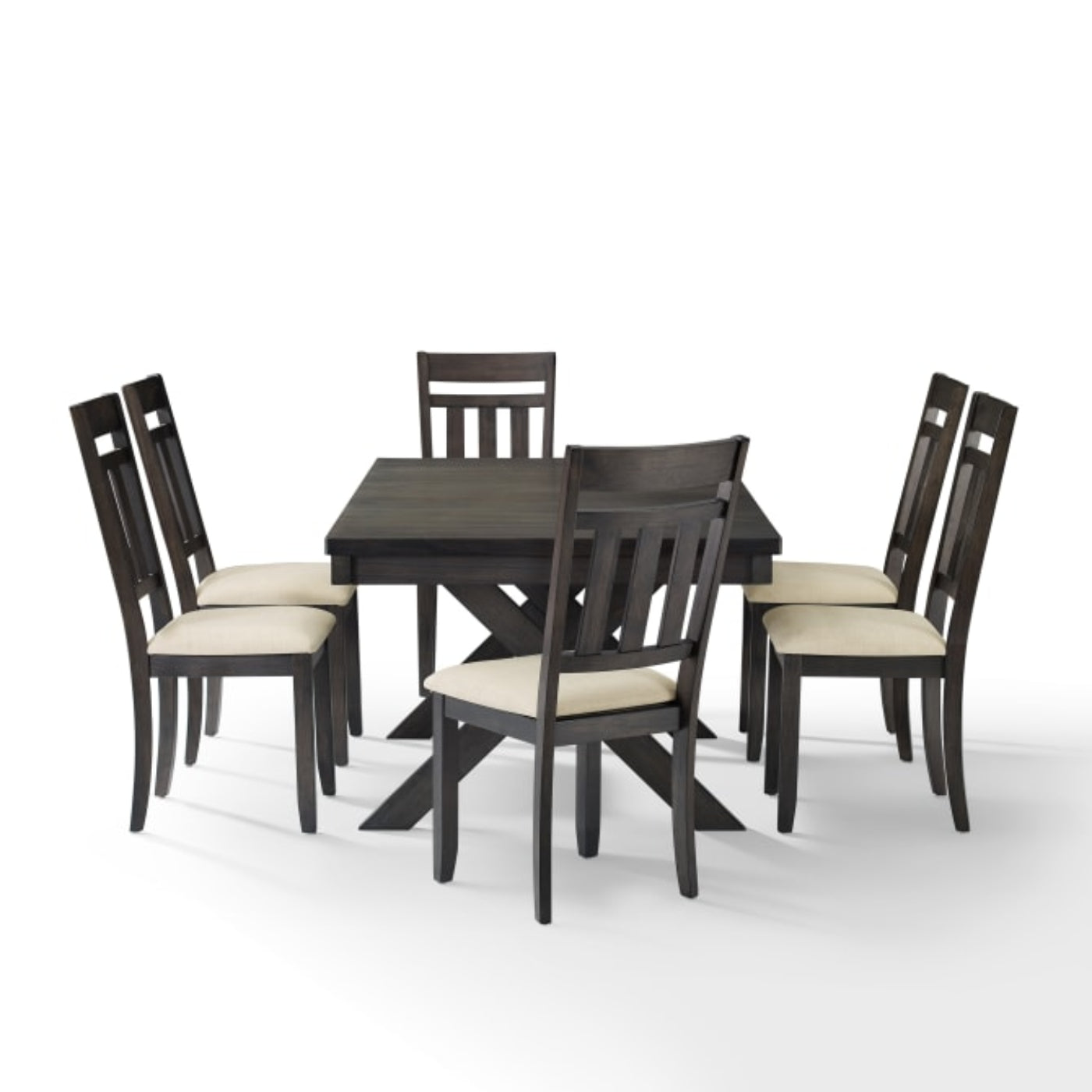 Crosley Hayden 98 Inch 7pc Dining Set Slate - KF13029SL
