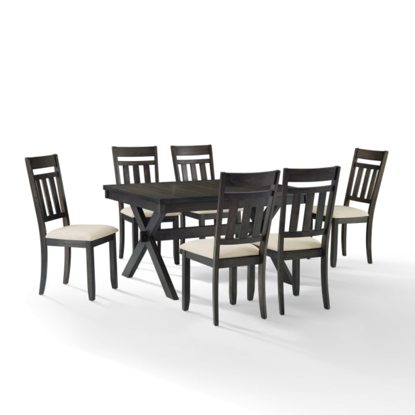 Crosley Hayden 98 Inch 7pc Dining Set Slate - KF13029SL