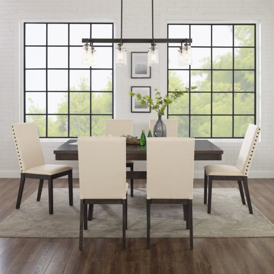 Crosley Hayden 101 Inch 7pc Dining Set Slate - KF13076SL