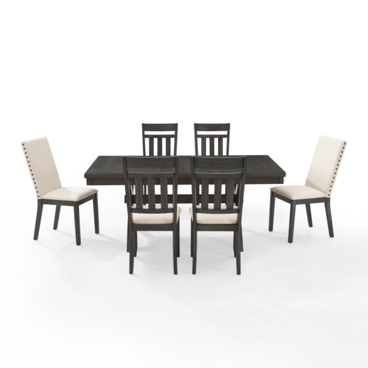 Crosley Hayden 98 Inch 7pc Dining Set Slate - KF13077SL