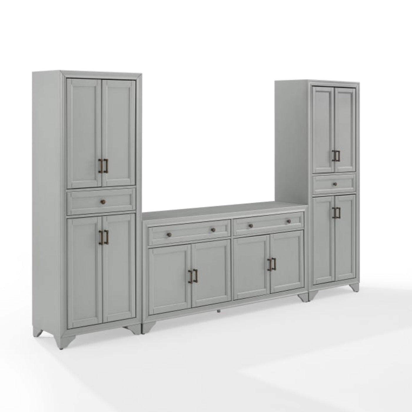 Crosley Tara 3pc Sideboard And Pantry Set - KF33012