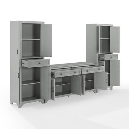 Crosley Tara 3pc Sideboard And Pantry Set - KF33012