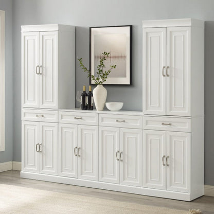 Crosley Stanton 3pc Sideboard And Pantry Set White - KF33035WH