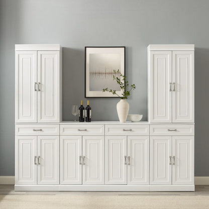 Crosley Stanton 3pc Sideboard And Pantry Set White - KF33035WH