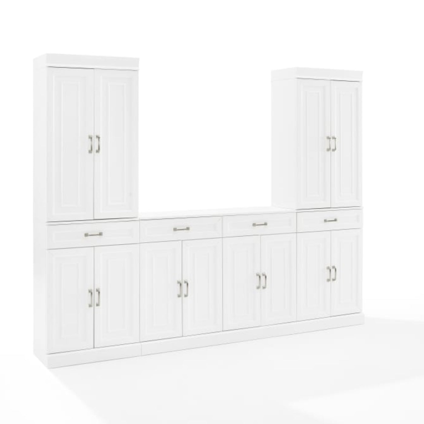Crosley Stanton 3pc Sideboard And Pantry Set White - KF33035WH