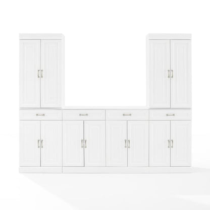 Crosley Stanton 3pc Sideboard And Pantry Set White - KF33035WH