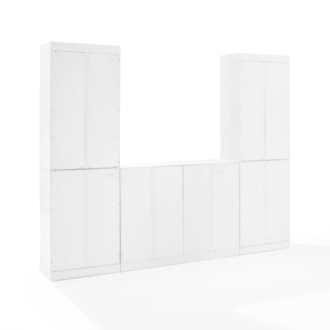 Crosley Stanton 3pc Sideboard And Glass Door Pantry Set White - KF33036WH