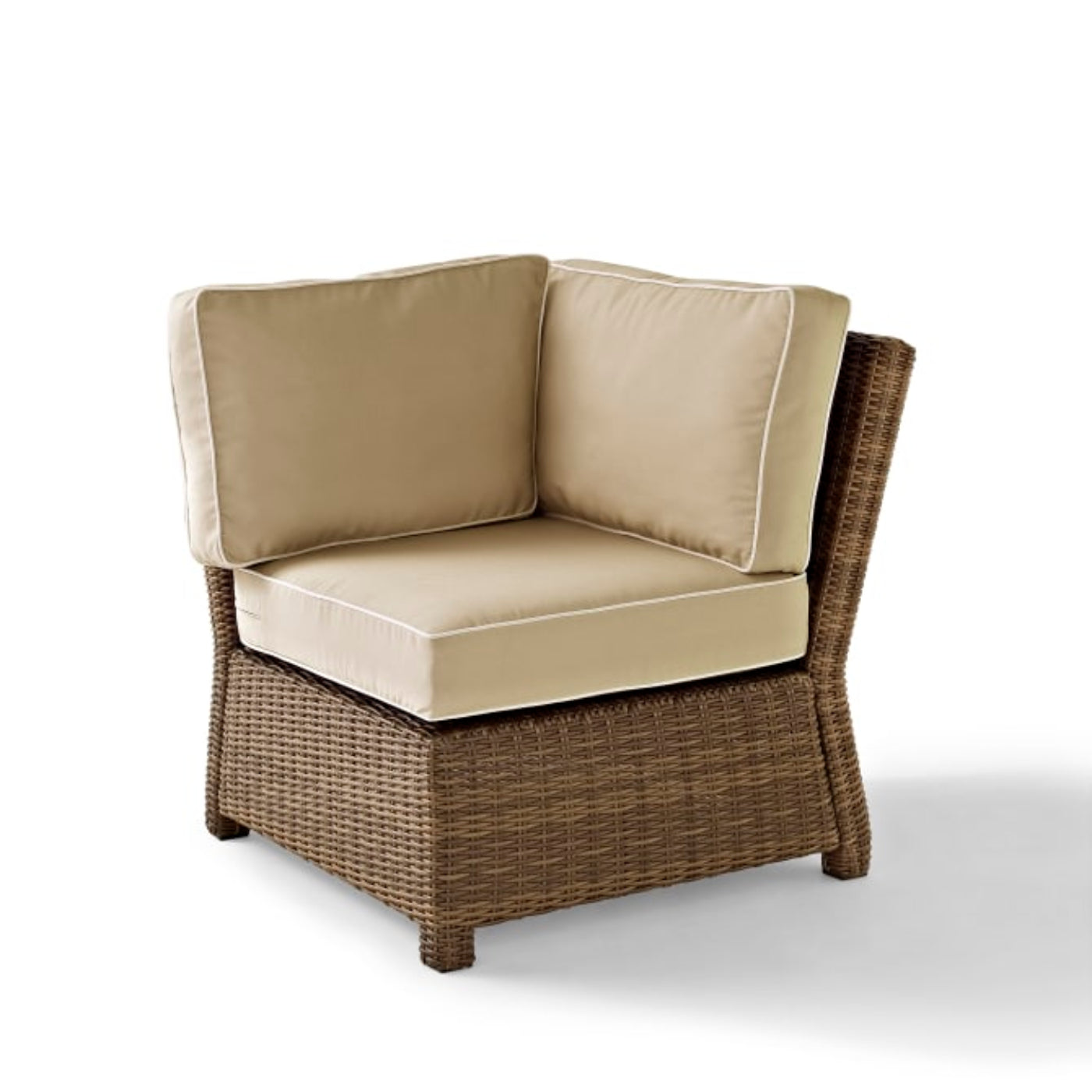 Crosley Bradenton 31.50 Inch Outdoor Wicker Sectional Corner Chair - KO70018