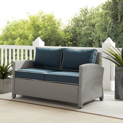 Crosley Bradenton 55 Inch Outdoor Wicker Loveseat - KO70022