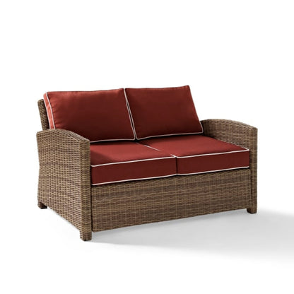 Crosley Bradenton 55 Inch Outdoor Wicker Loveseat - KO70022