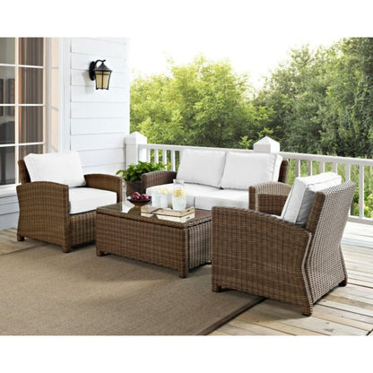 Crosley Bradenton 4pc Outdoor Conversation Set - Sunbrella