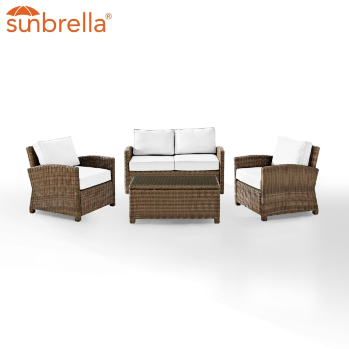 Crosley Bradenton 4pc Outdoor Conversation Set - Sunbrella