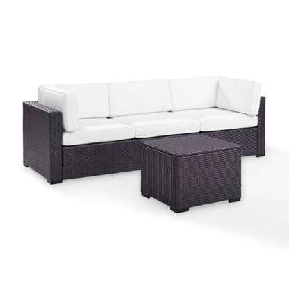 Crosley Biscayne 95.50 Inch 3pc Outdoor Wicker Sofa Set - KO70111BR