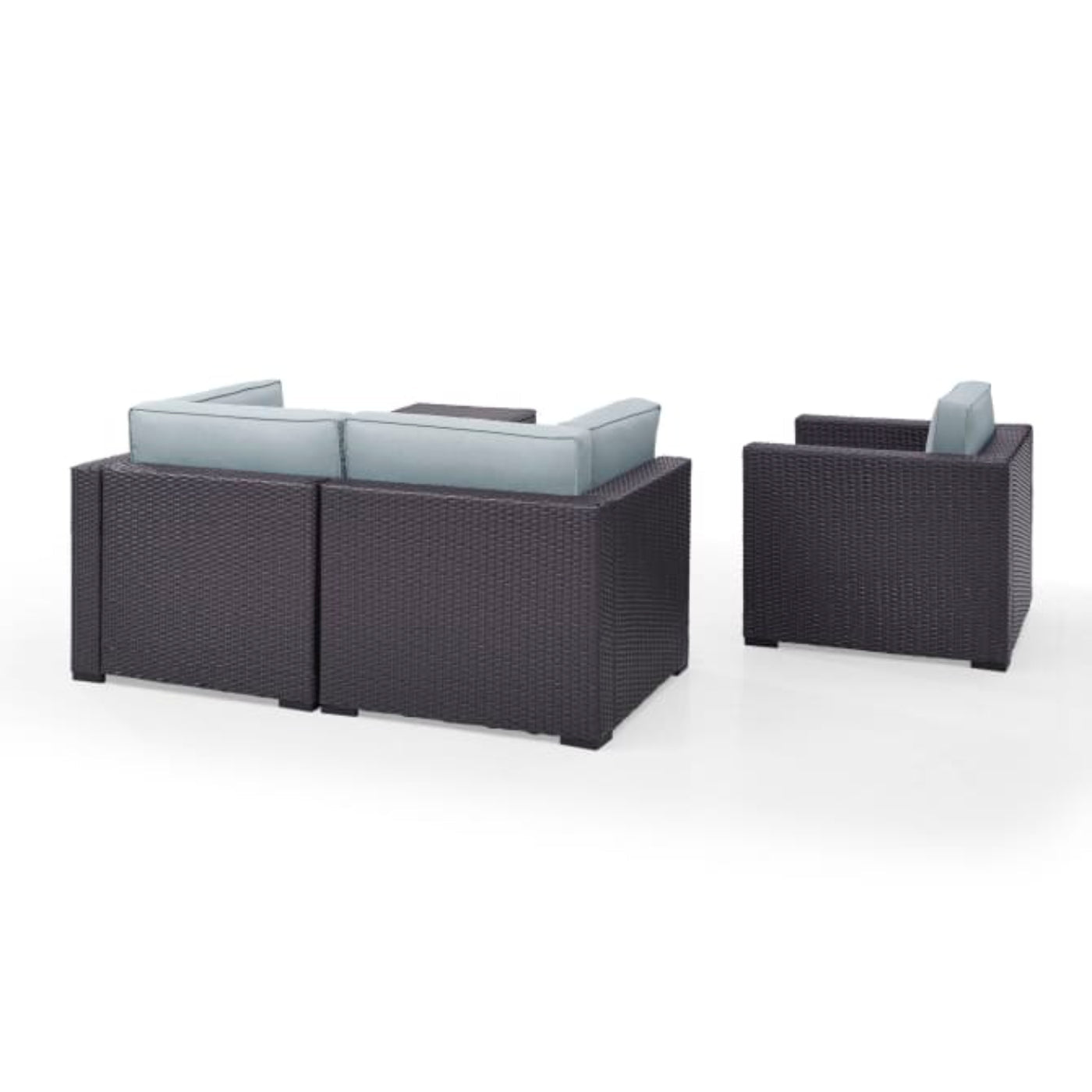 Crosley Biscayne 92.75 Inch 4pc Outdoor Wicker Conversation Set - KO70115BR