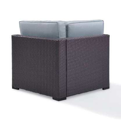 Crosley Biscayne 33.25 Inch Outdoor Wicker Corner Chair - KO70126BR