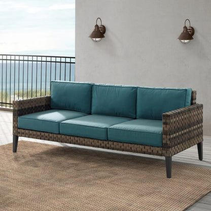 Crosley Prescott Outdoor Wicker Sofa - KO70250BR
