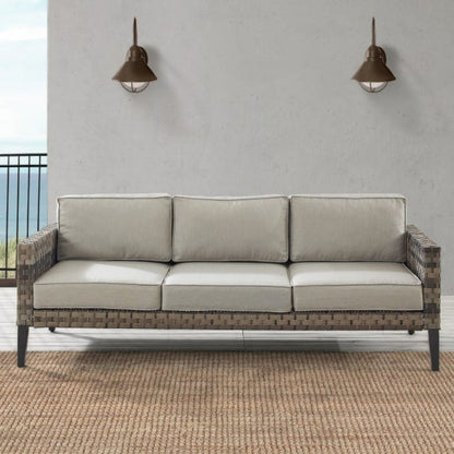 Crosley Prescott Outdoor Wicker Sofa - KO70250BR