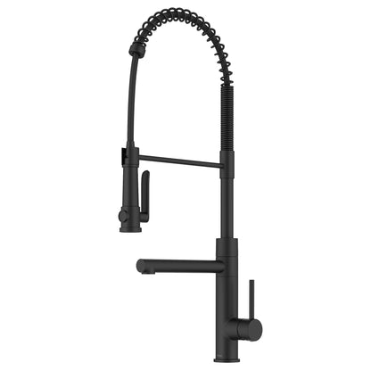 KRAUS Artec Pro 2-Function Single Handle Pull Down Kitchen Faucet in Matte Black - KPF-1605MB