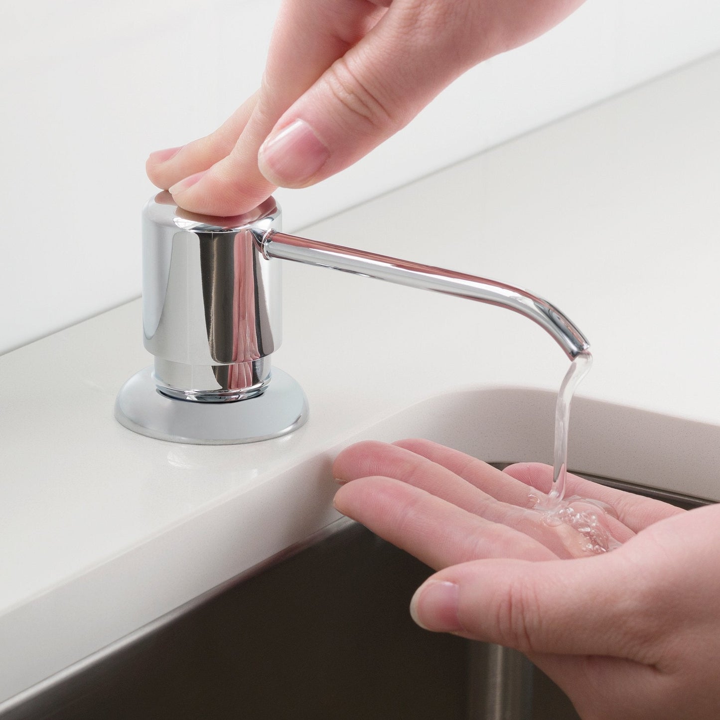 KRAUS 23" Stainless Steel Kitchen Sink and Kitchen Faucet - KHU101-23-1610-53CH