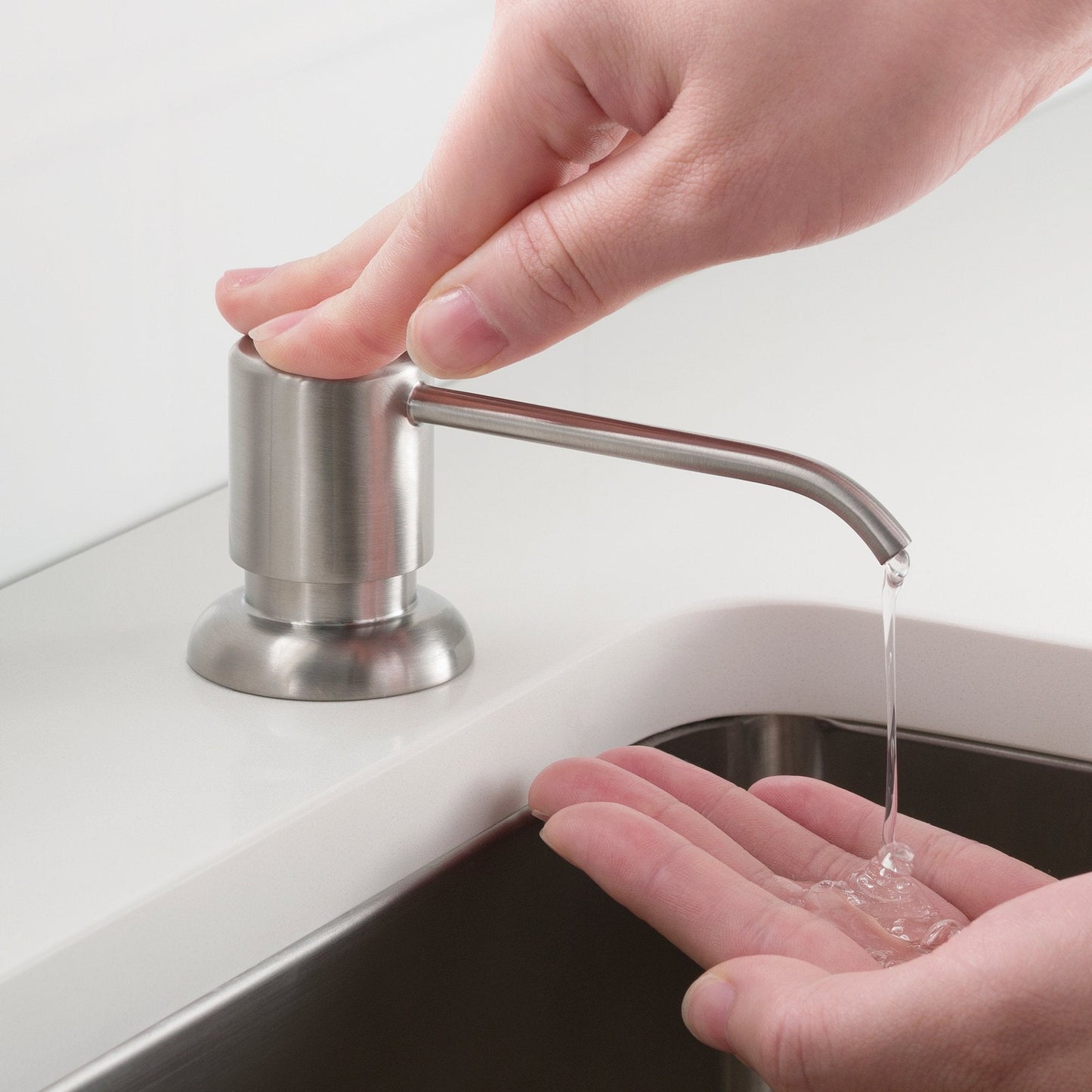 KRAUS 23" Stainless Steel Kitchen Sink and Kitchen Faucet - KHU101-23-1610-53CH