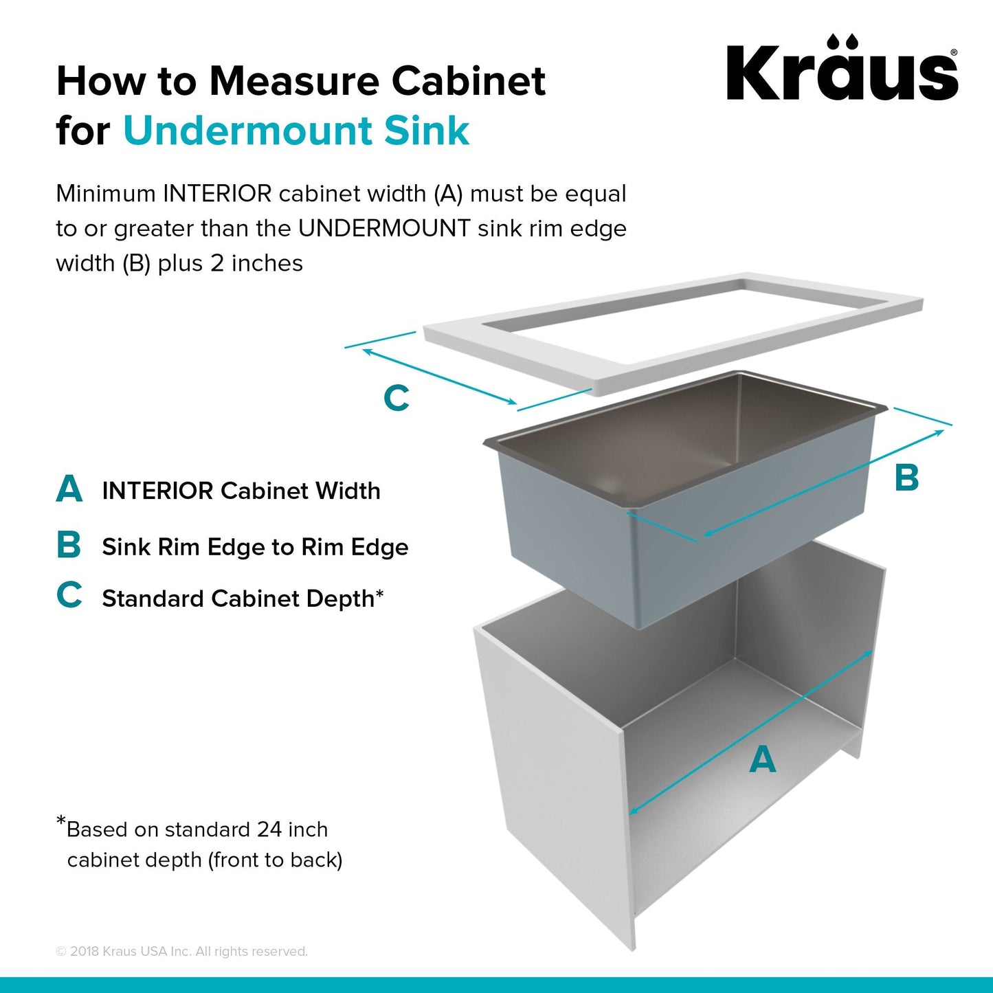 KRAUS 23" Stainless Steel Kitchen Sink and Kitchen Faucet - KHU101-23-1610-53CH