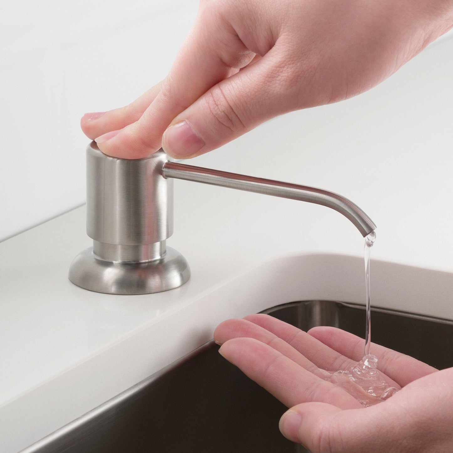 KRAUS 24" Stainless Steel Utility Sink and Kitchen Faucet - KHU24L-1610-53CH