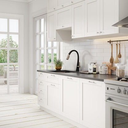 KRAUS 27" 16 Gauge Undermount Single Bowl Stainless Steel Kitchen Sink with Off Center Drain - KHU110-27