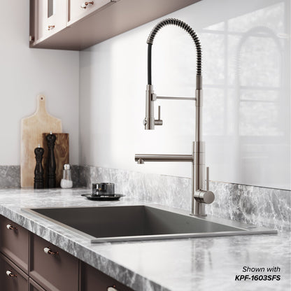 KRAUS 33" x 22" Pax Drop-In Topmount Zero-Radius Double Bowl Stainless Kitchen Sink - KP1TD33S-2