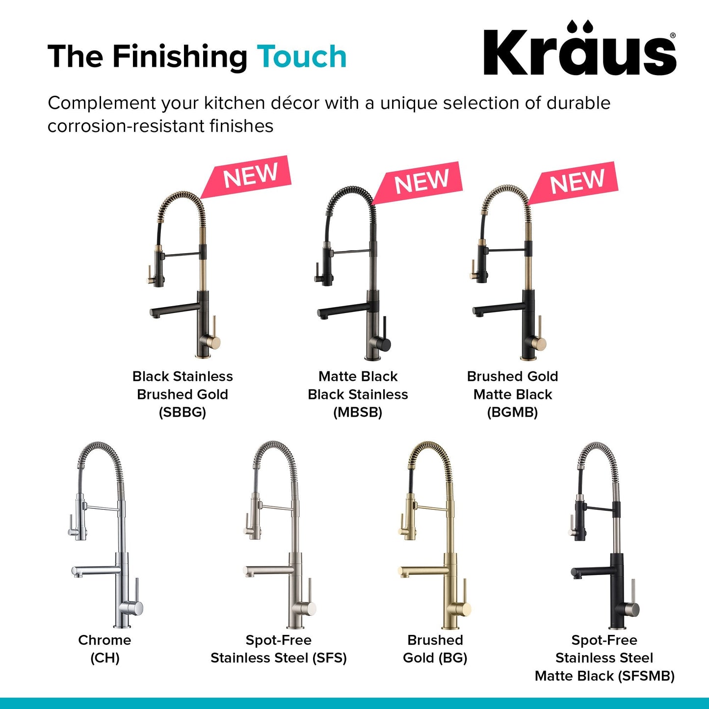 KRAUS Artec Pro 2-Function Commercial Style Pre-Rinse Kitchen Faucet in Matte Black/Black Stainless - KPF-1603MBSB