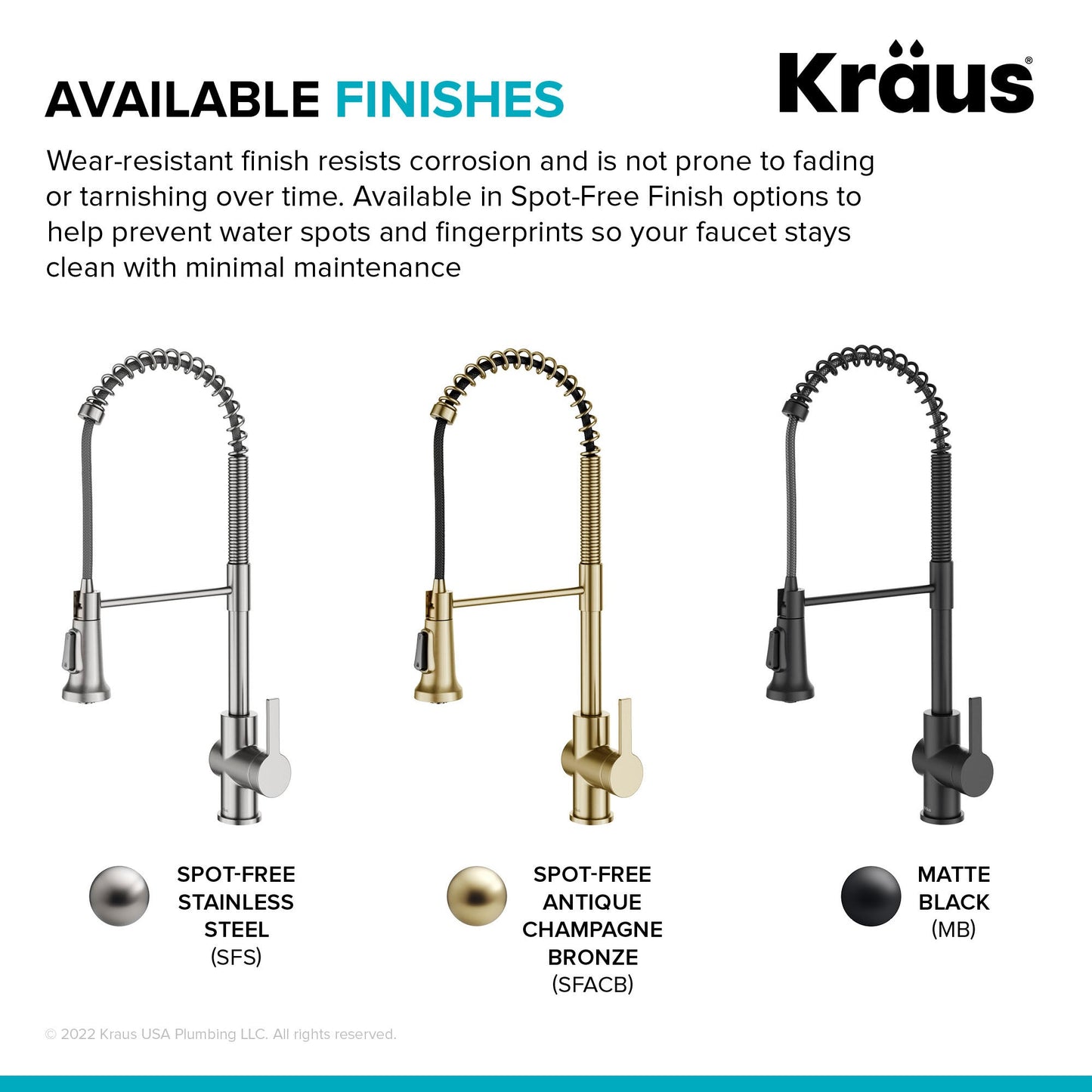 KRAUS Britt Touchless Pull-Down Single Handle Faucet in Spot Free Antique Champagne Bronze - KSF-1691SFACB
