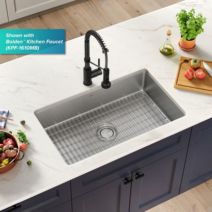 KRAUS Dex 32" Undermount 16 Gauge Stainless Steel Kitchen Sink - KA1US32B