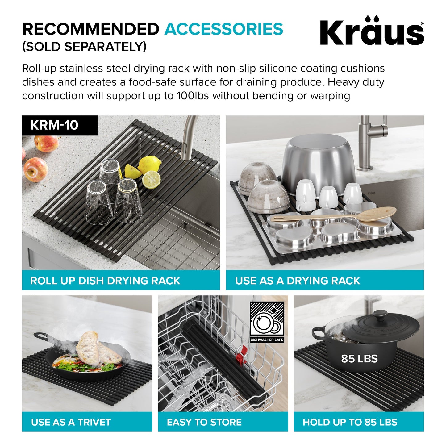 KRAUS Dex 32" Undermount 16 Gauge Stainless Steel Kitchen Sink - KA1US32B