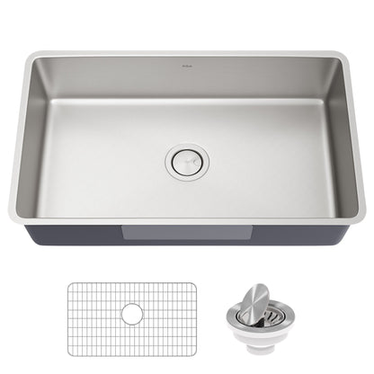 KRAUS Dex 32" Undermount 16 Gauge Stainless Steel Kitchen Sink - KA1US32B