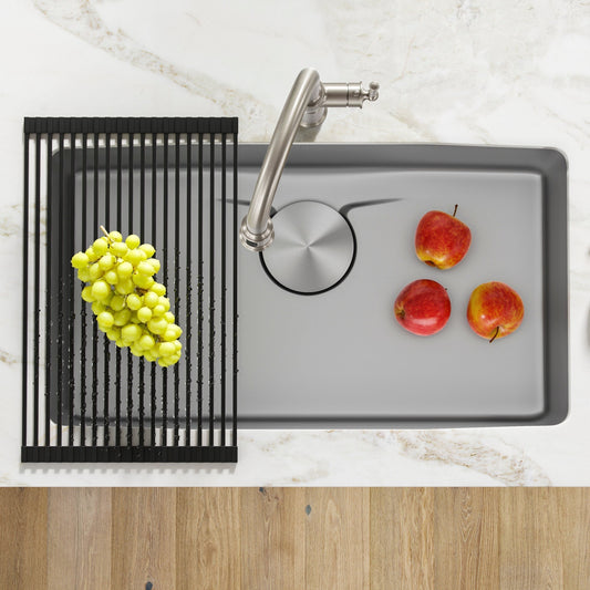 KRAUS Dex 33" Undermount 16 Gauge Stainless Steel Kitchen Sink with VersiDrain - KD1US33B