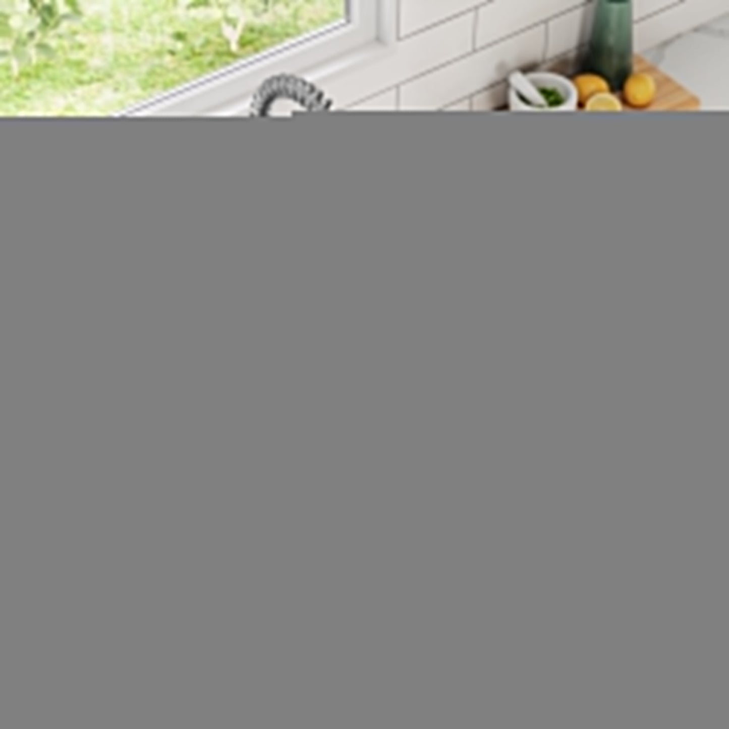 KRAUS Ellis 32" Undermount Kitchen Sink Combo Set with Bolden 18" Pull-Down Commercial Kitchen Faucet in Stainless Steel - KCA-1200