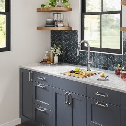 KRAUS Kore 15" Drop-In Workstation 16 Gauge Stainless Steel Square Prep Sink with Accessories - KWT321-15