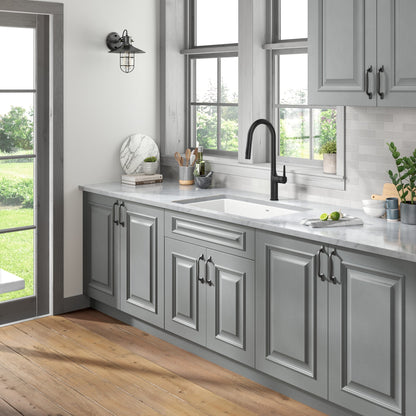 KRAUS Pintura 32" Undermount Porcelain Enameled Steel Kitchen Sink in White - KE1US32GWH