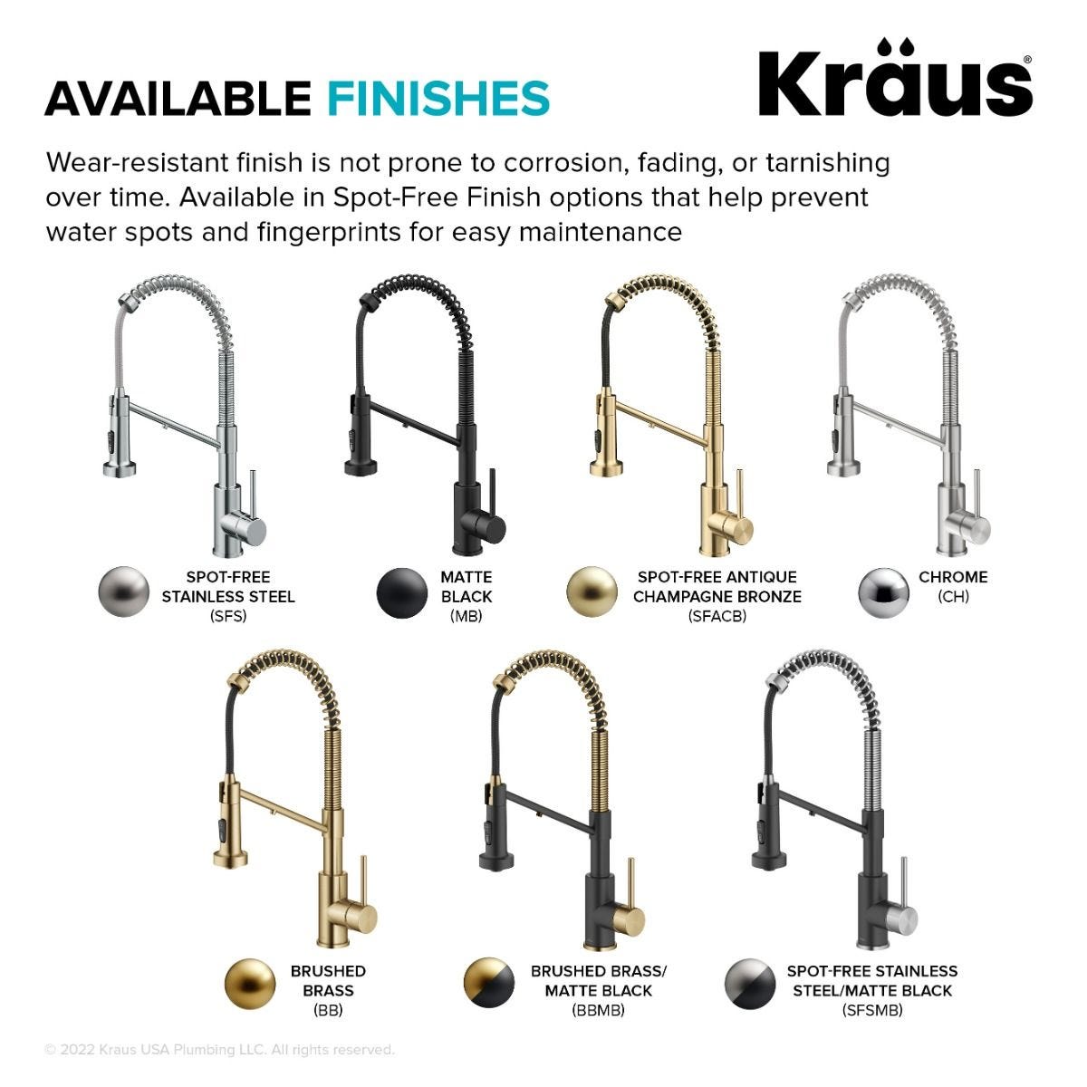 KRAUS Single Handle Kitchen Faucet with Integrated Dispenser for Water Filtration in Brushed Brass - KFF-1610BB